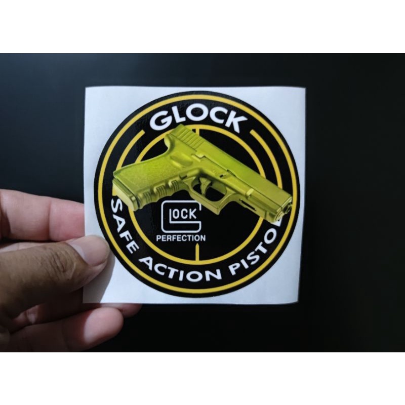 Glock Vinyl Sticker Waterproof High Quality Laminated Sticker Shopee Philippines 7067