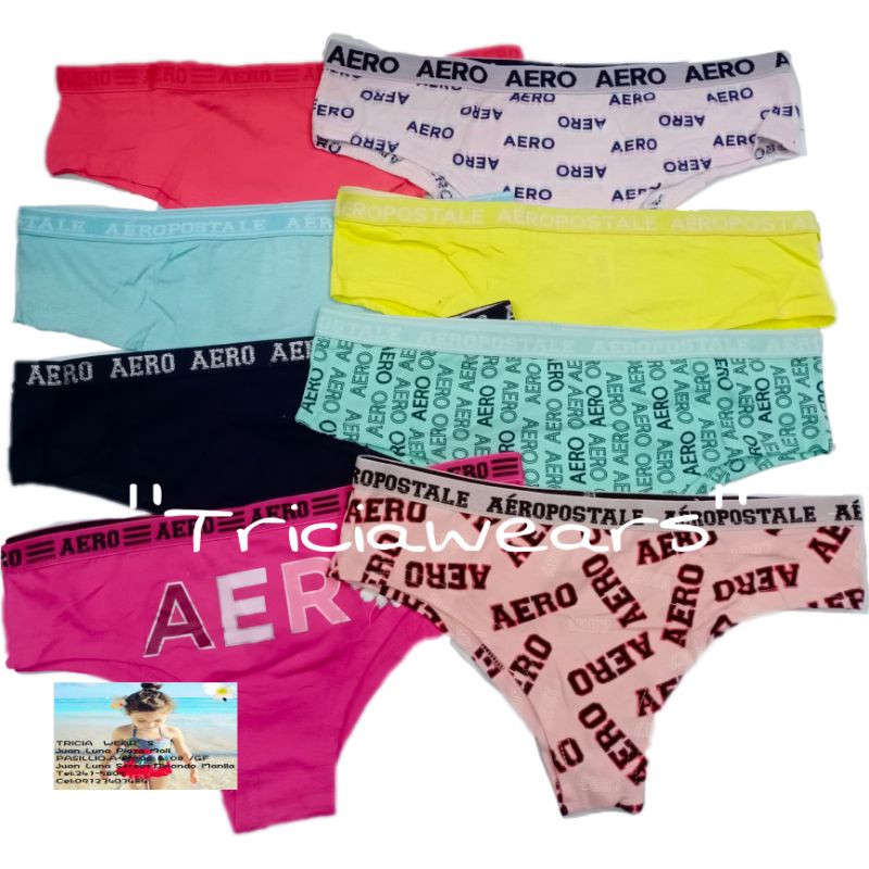 Sale!!(3pcs.)!Cotton Branded Boyleg/Panty For Adult Random Prints