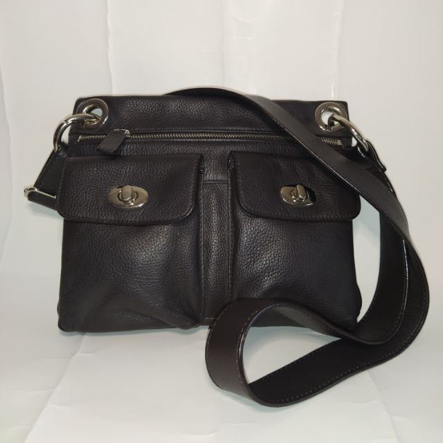 DANIER Leather Body Bag Used Shopee Philippines