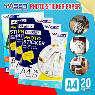 Yasen Glossy Transparent Sticker