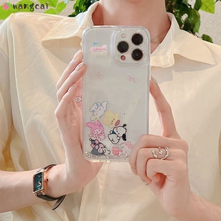 Cute Pink Quicksand Glitter Rabbit Phone Case iPhone 13 12 11 