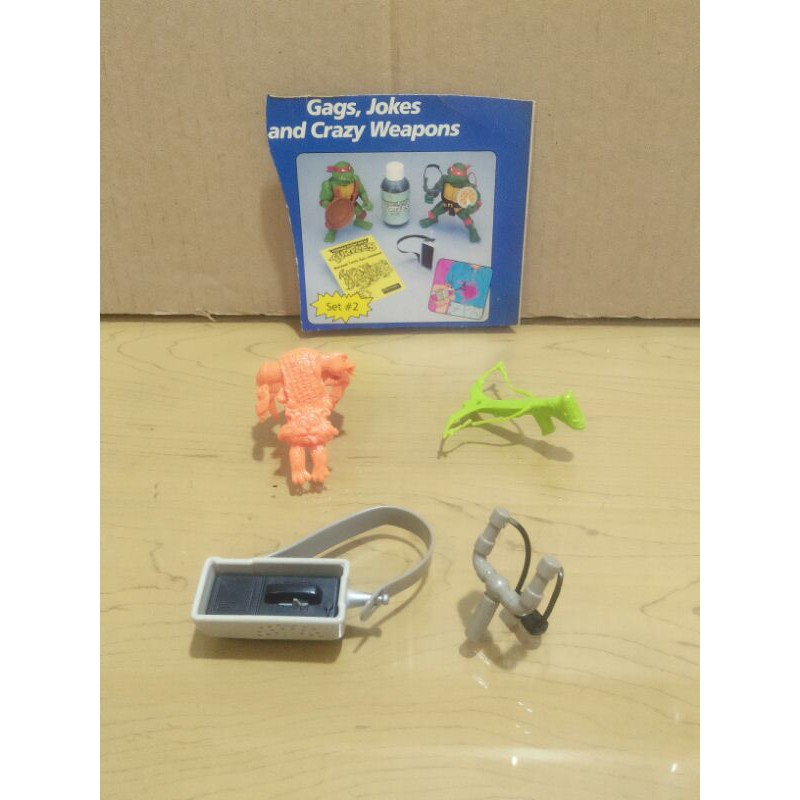 Teenage Mutant Ninja Turtles(TMNT) Action Figures Weapons By Playmates