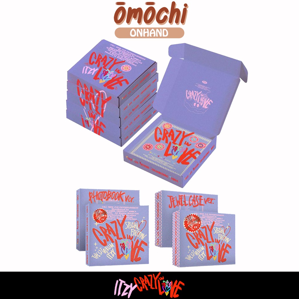 ITZY 1st Full Album Crazy In Love Regular & Special Edition