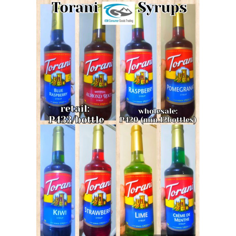 Torani Flavored Syrups Shopee Philippines