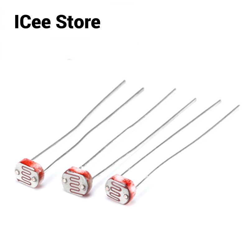 100Pcs LDR Photo Light Sensitive Resistor Photoelectric Photoresistor ...