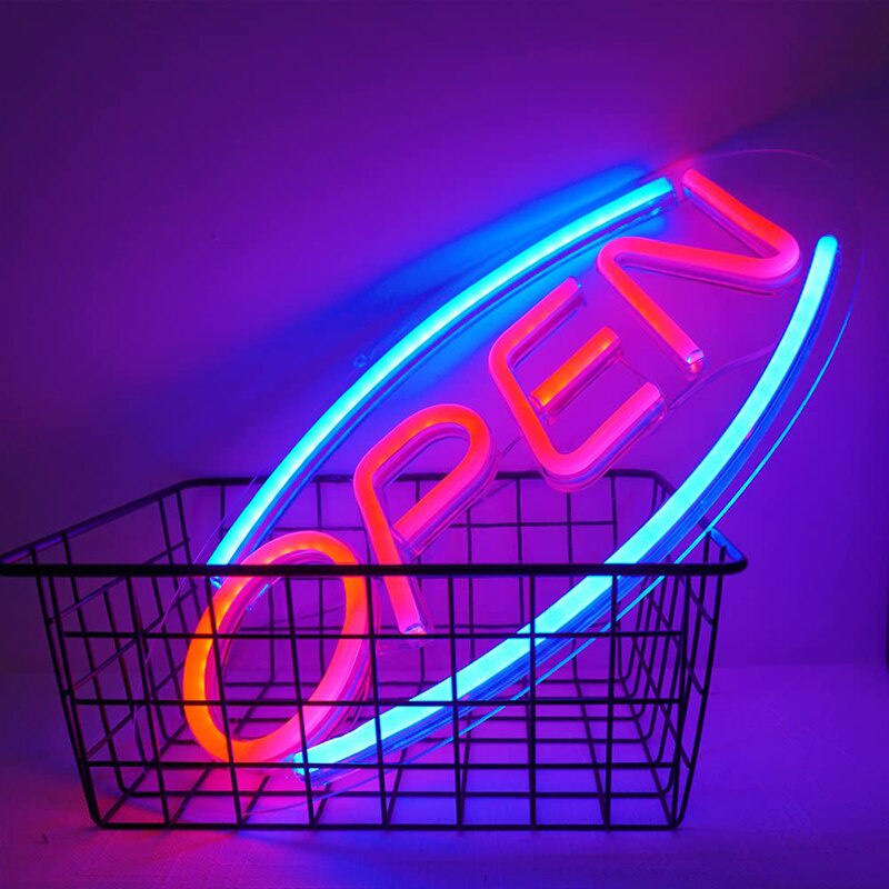 Open-shaped led neon Wall Light to welcome guests, popular led neon ...