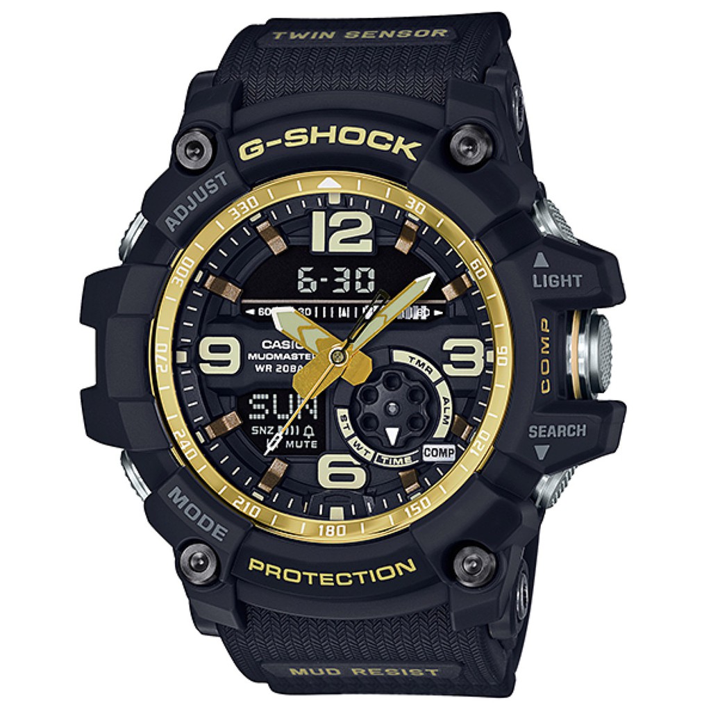 G shock mudmaster shop black and gold