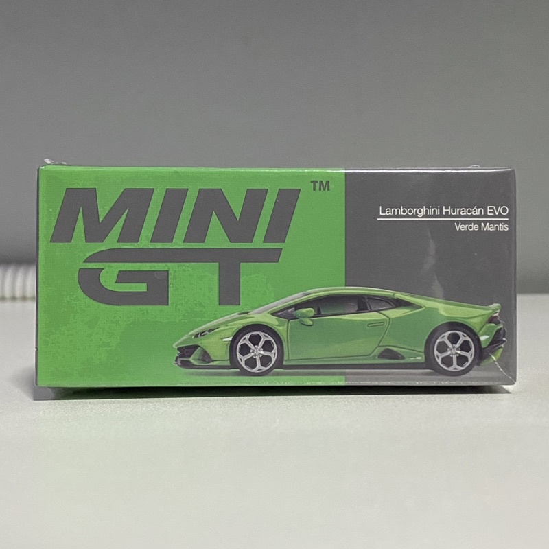 MINI GT 1:64 Lamborghini Huracan EVO Verde Mantis RHD/LHD Car in box | UK