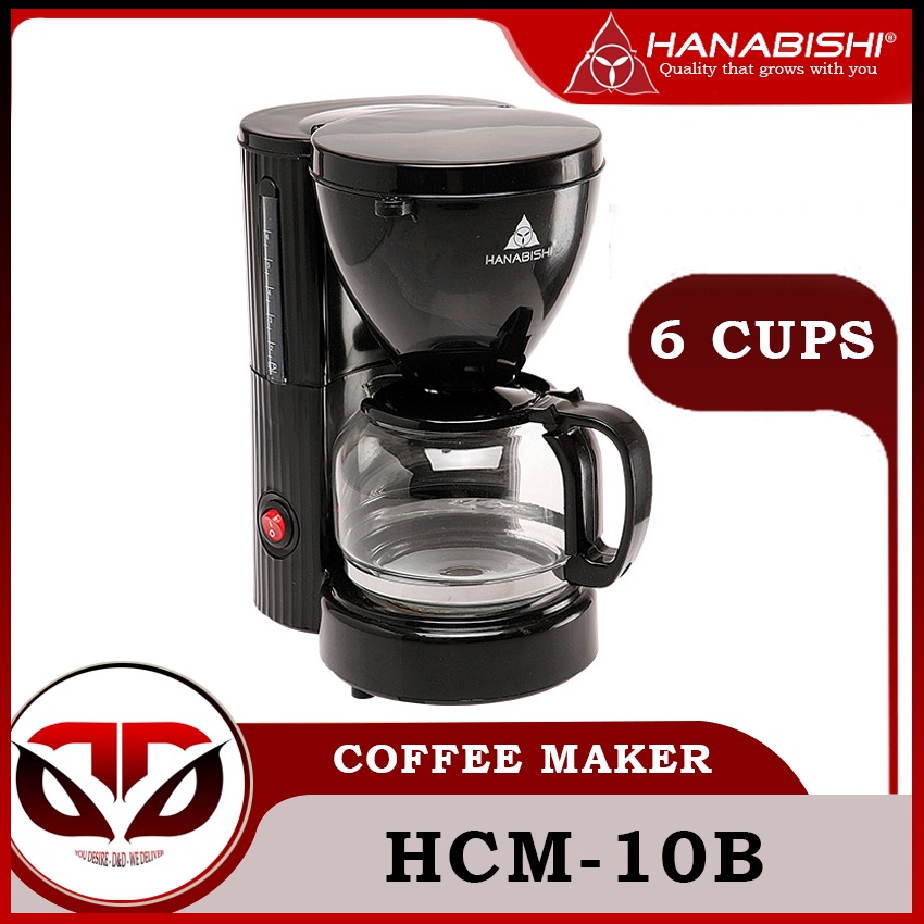 Hanabishi HCM10B Coffee Maker (Black) Shopee Philippines