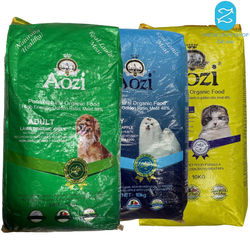 aozi dog food 1kg Repack Aozi Natural Lamb and Apple Organic Adult Dog