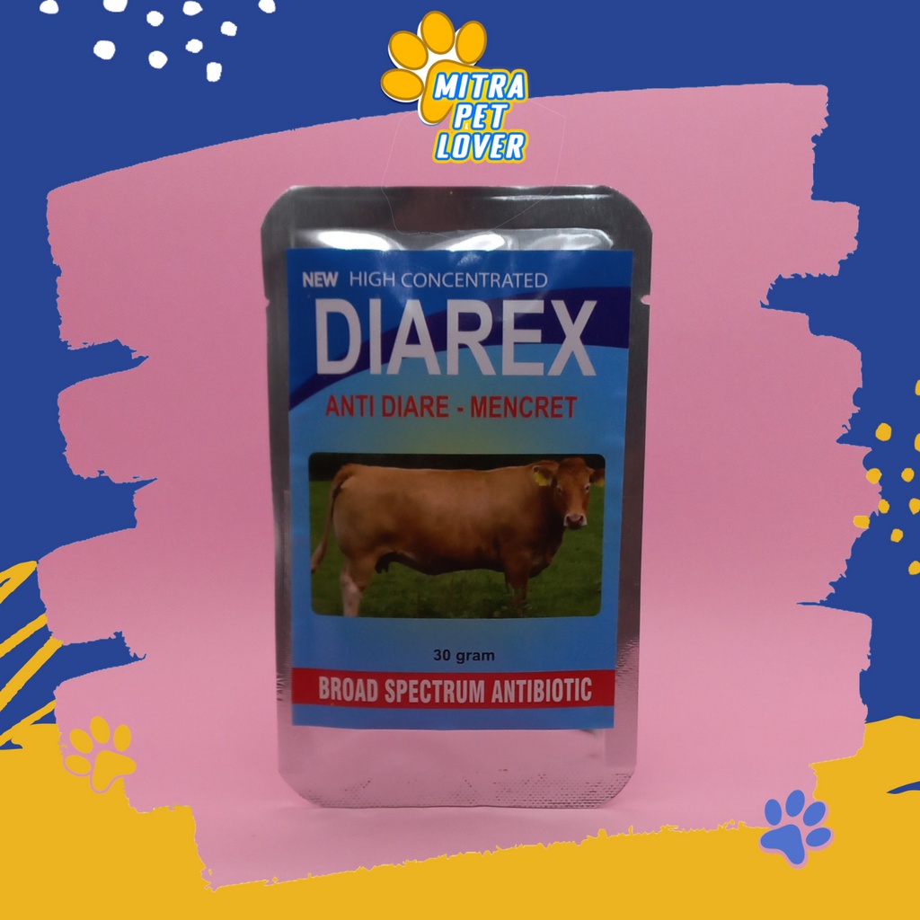 Cow Diarrhea Medicine 30 GRAM Cattle Diarrhea Antibiotics Inflammatory Bowel & MENCRET