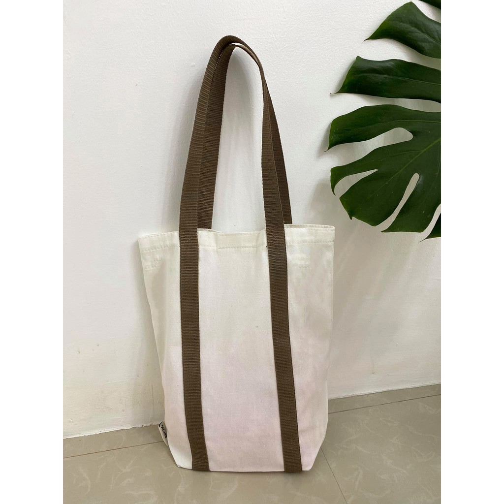 Long Strap Khaki Katsa Tote Bag Canvas High Quality Eco Bag Direct Supplier Shopee Philippines