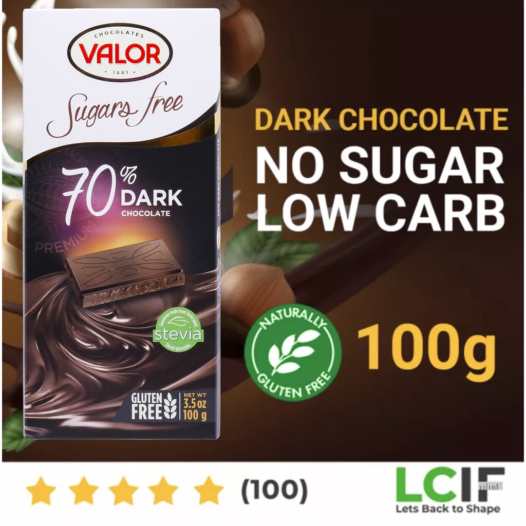 Dark Chocolate Zero Sugar Lowcarb No Sugar LCIF Keto DARK CHOCOLATE No SUgar Shopee Philippines