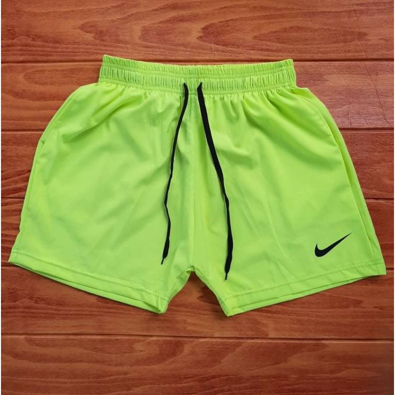 Green store neon shorts