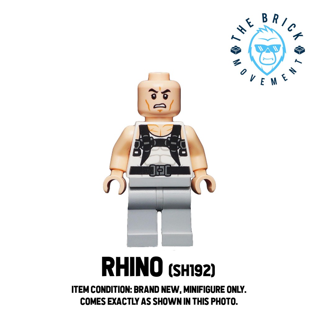 Lego sales rhino minifigure