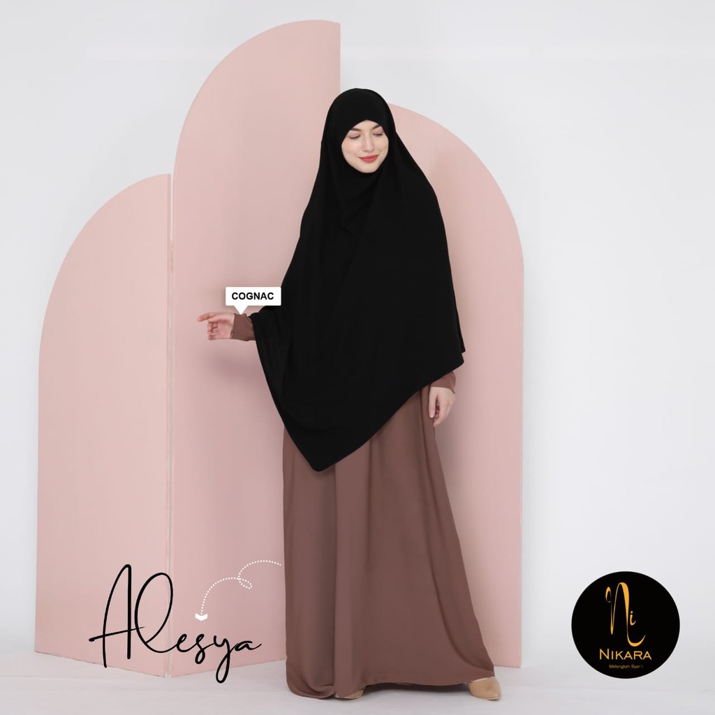 Abaya Kaftan Fursan Silk Cognac Size M by Nikara Shopee Philippines