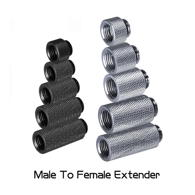Male to Female Extender Adapter Fitting G1/4 10MM- 40MM Extension Seat ...