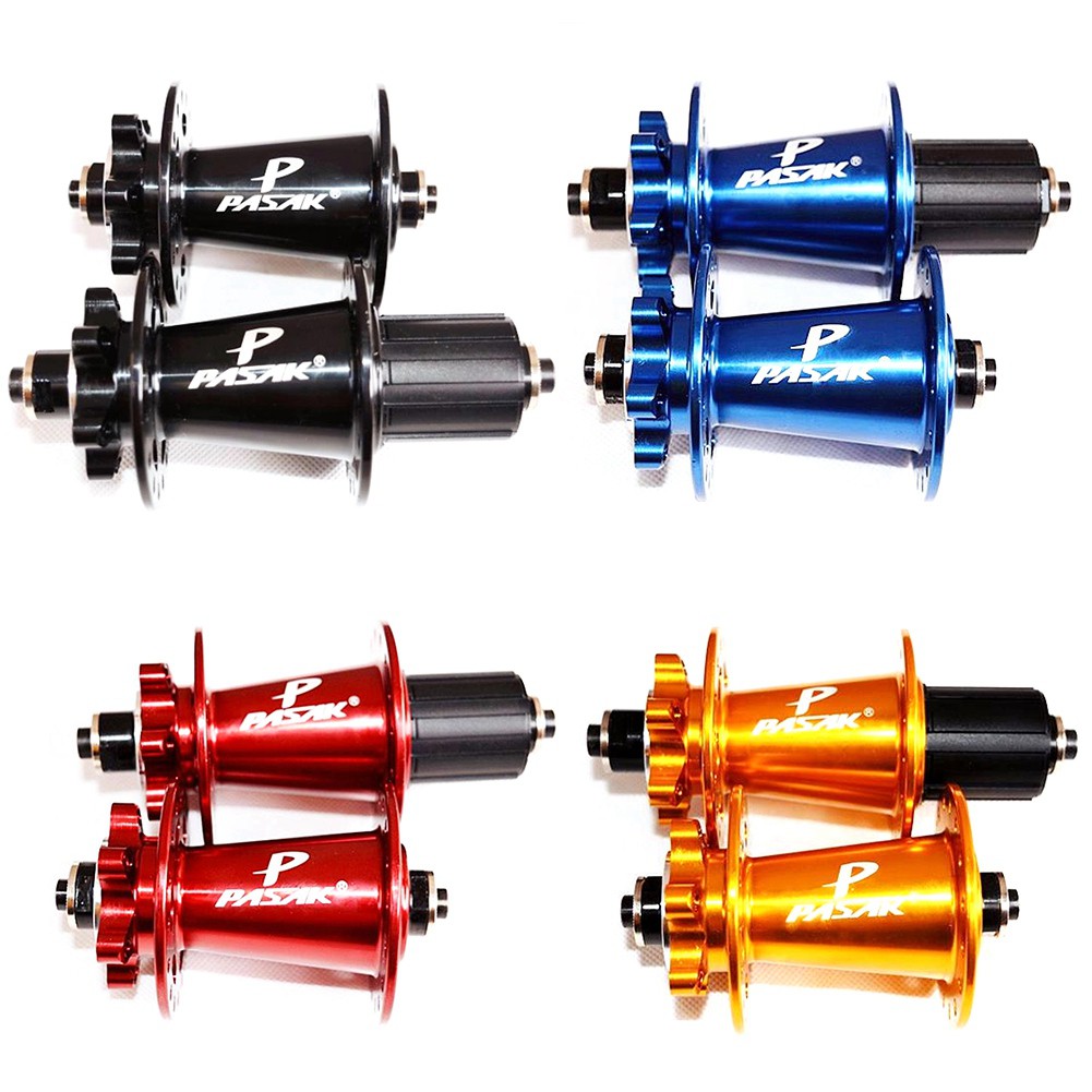 Ready stock PASAK Mountain Bike 4 Palin Brake Hub 32 Hole Quick Release Red
