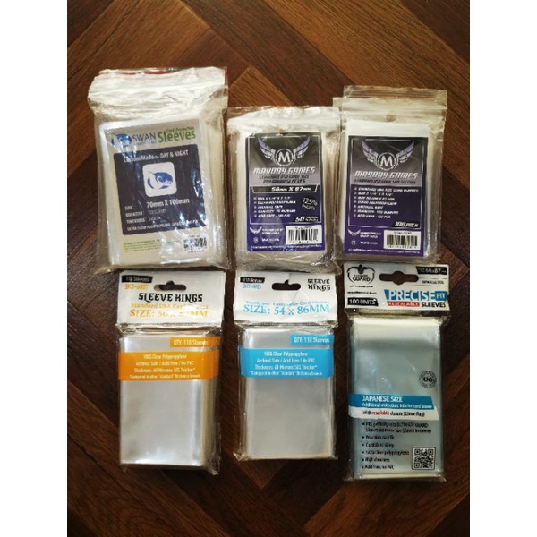 Photocard / Card Sleeves (Swan sleeves, Mayday, Sleeve Kings, Ultimate