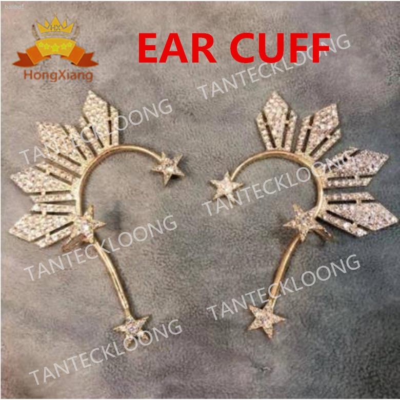 EAR CUFF Miss Universe Catriona Inspired with stone Shopee Philippines