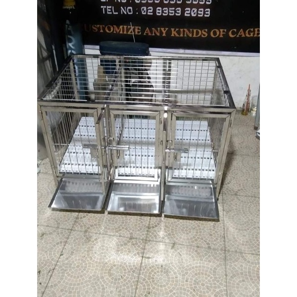 Stainless cage best sale for dogs