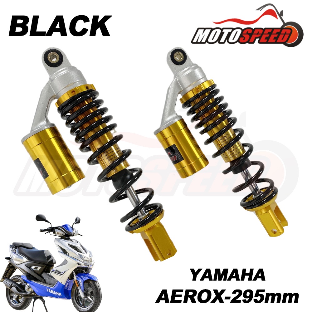 ☢1 Pair Rear Dual Shock Absorber With Gas Tank 295Mm For Yamaha Aerox ...