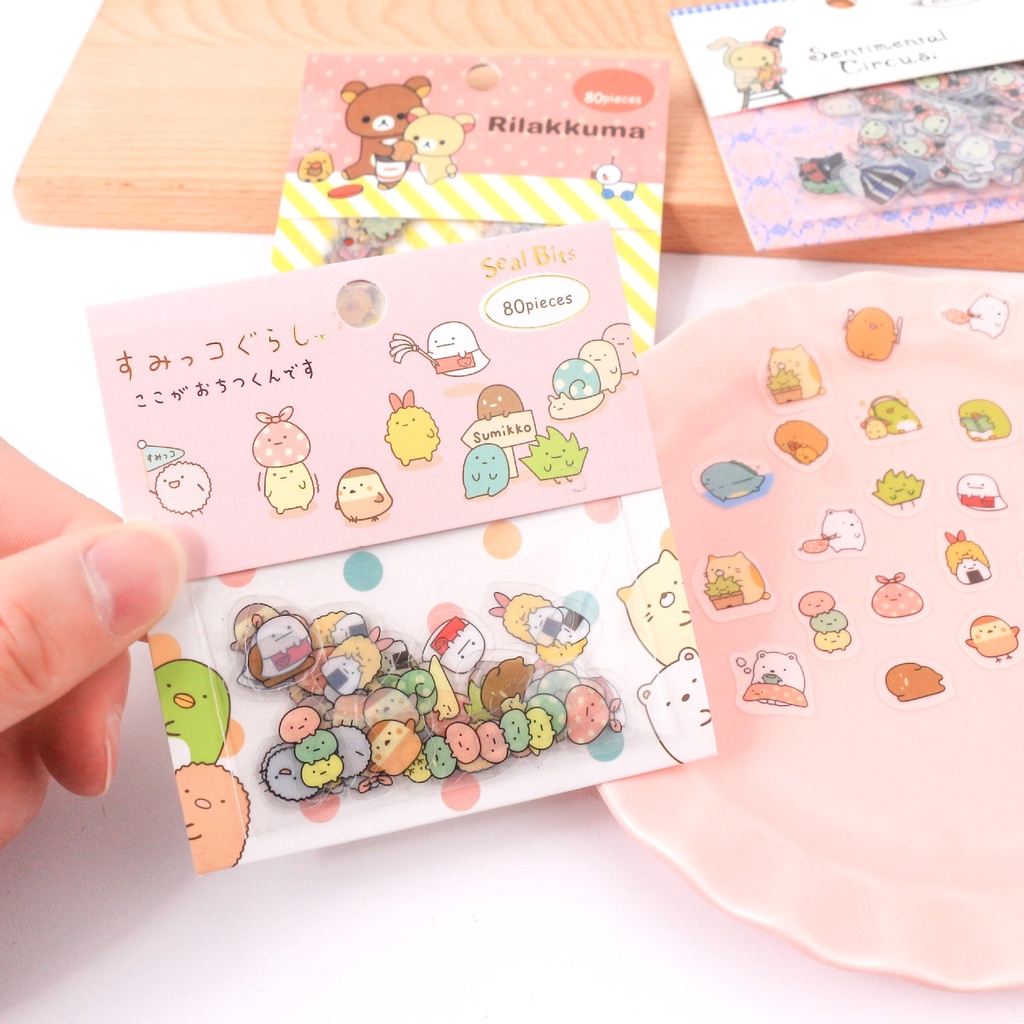 Cute Japanese Cartoon Mini Stickers Pack Planner Scrapbooking ...