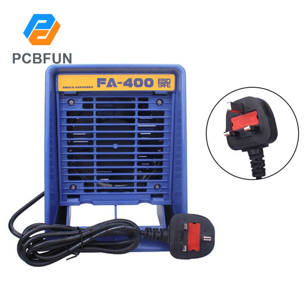 Pcbfun 220V/110V Fa-400 Solder Iron Smoke Absorber Esd Fume Extractor ...