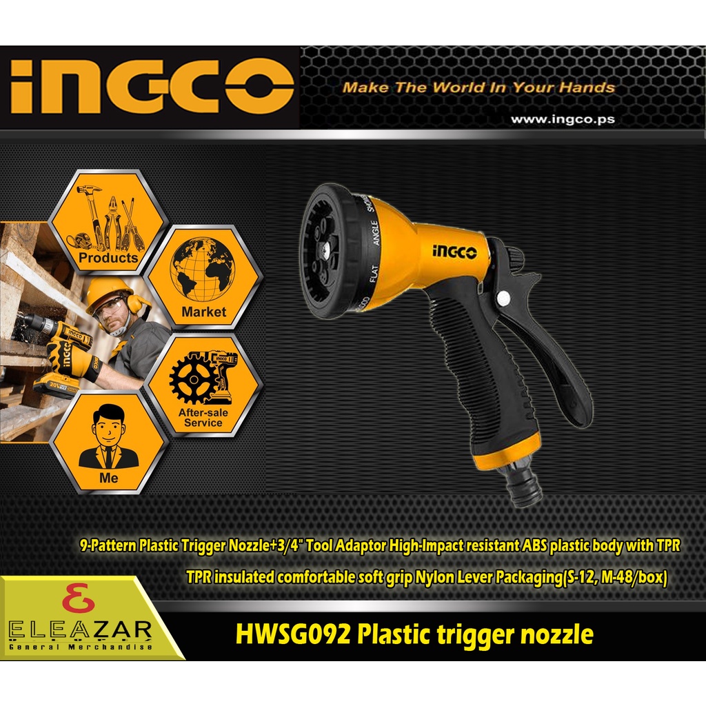 INGCO - Spray Nozzle (HWSG032, HWSG092) Y5E3