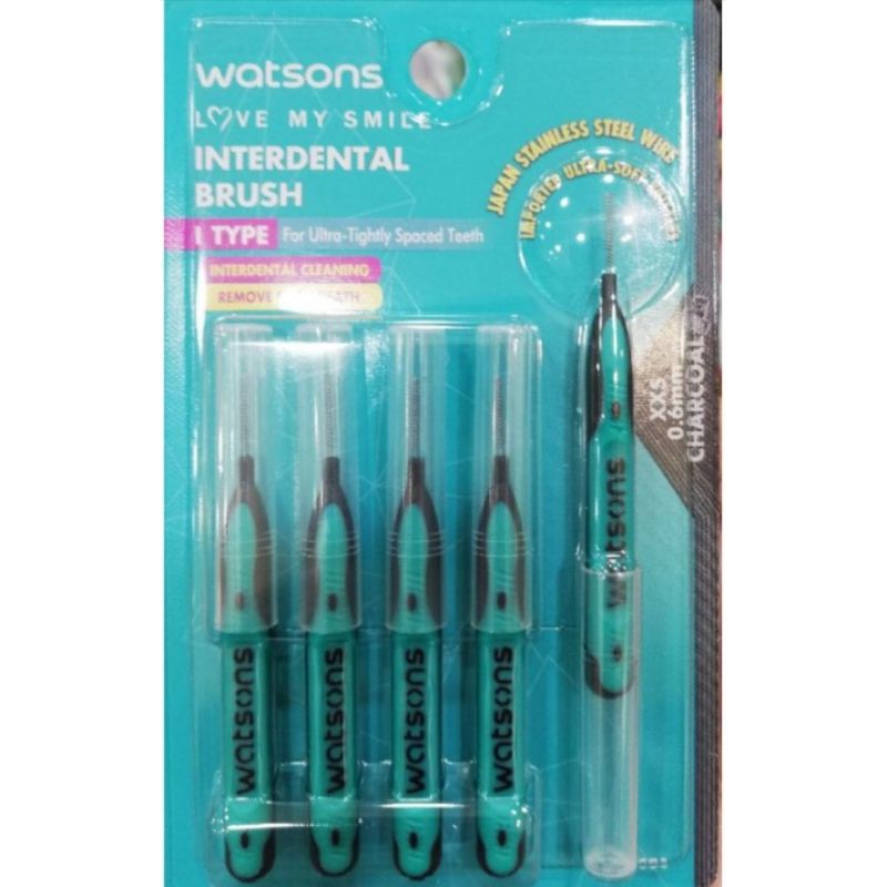 Watsons I type Interdental brush(Charcoal) Shopee Philippines