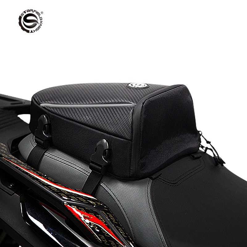 New Motorcycle Tail Bag Waterproof Multifunction Black Motor Rear Seat ...