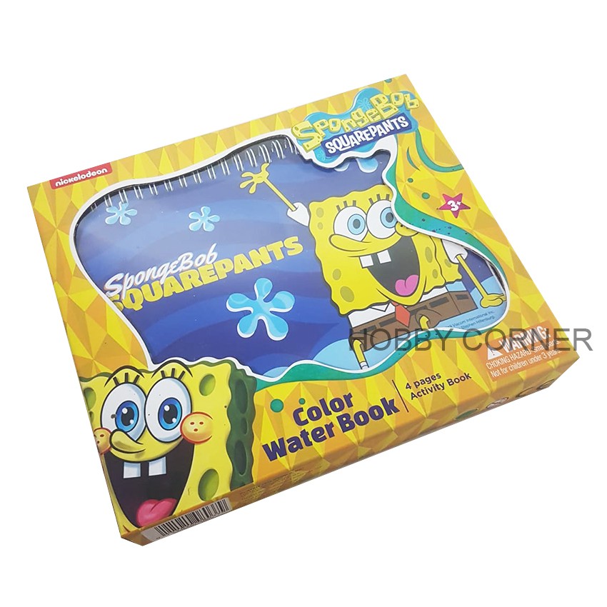 SpongeBob SquarePants color waterbook coloring book cute arts and ...