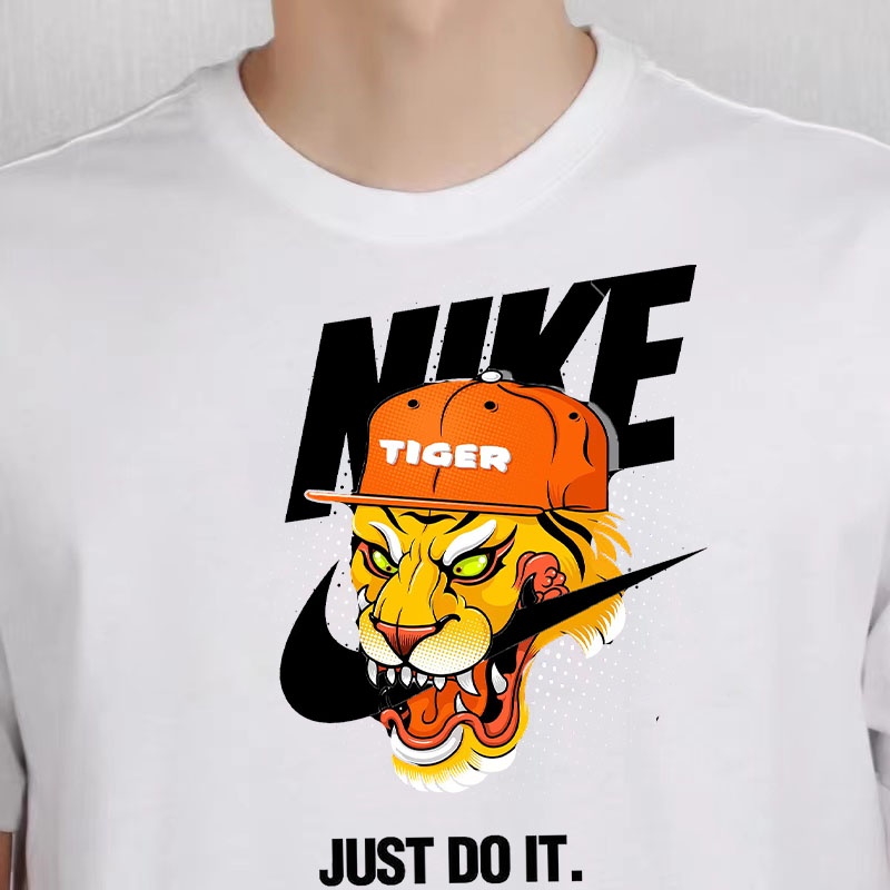 NIKE Oversized Shirt Collection Graphic Tshirt For Men Women