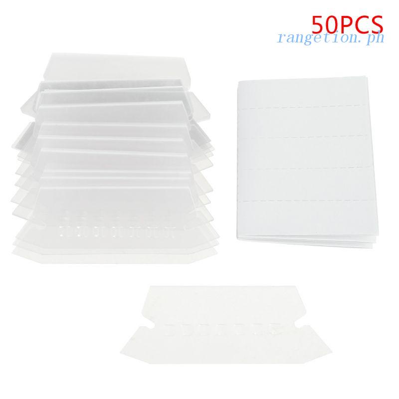 RAN File Folder Tabs 50 Sets Hanging File Folder Labels Tabs and
