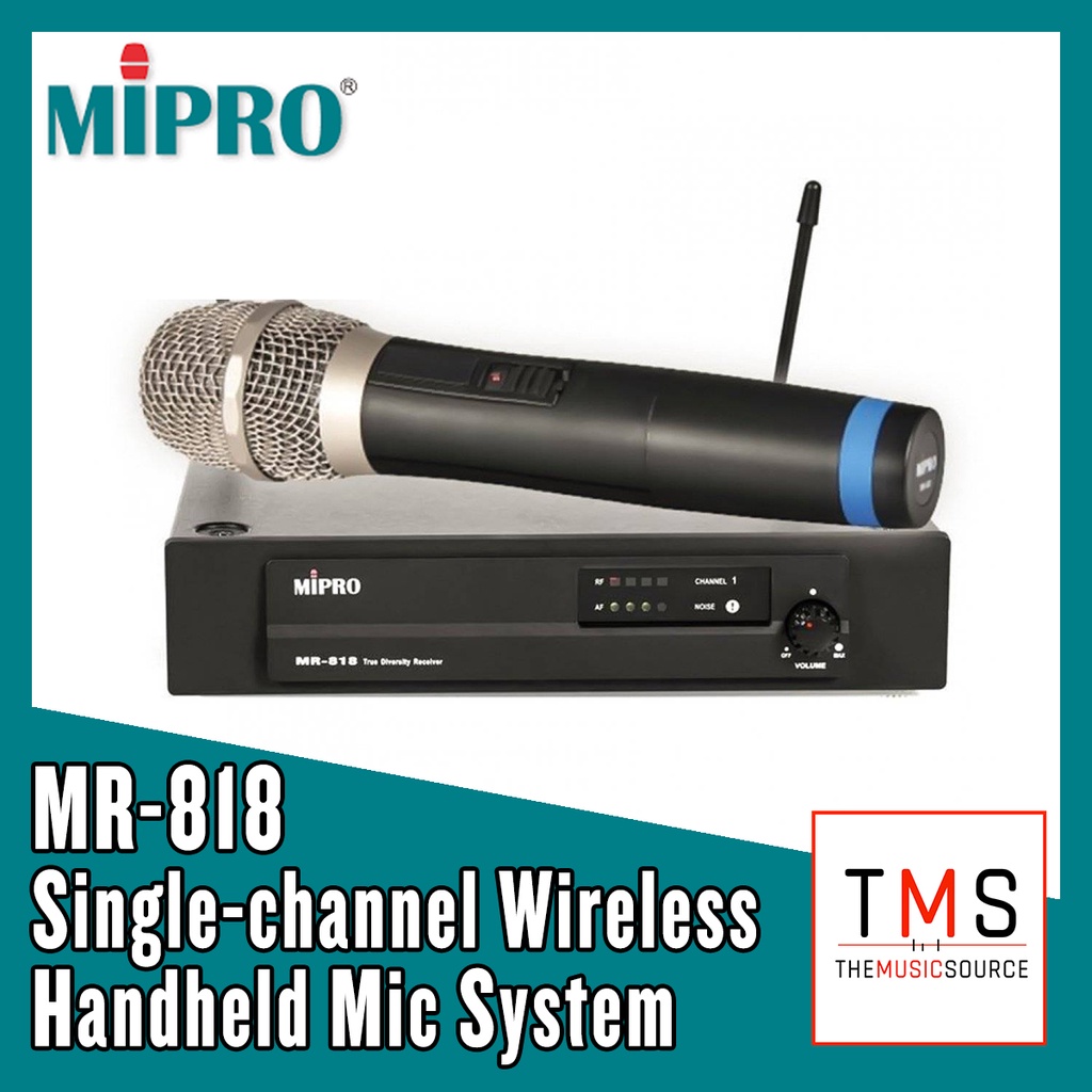 MIPRO MR818 Single channel Wireless Handheld Microphone System