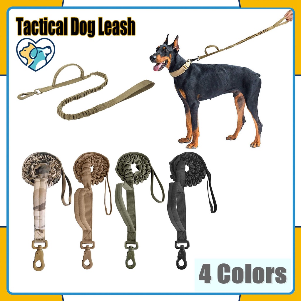 Dog Leash Adjustable Nylon Military Dog Leash For Medium Large Shepherd