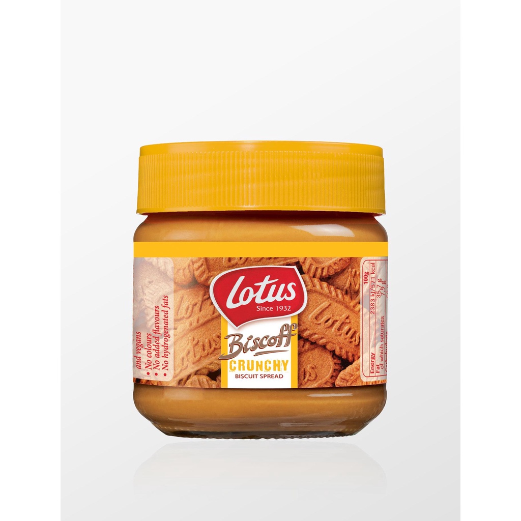 Lotus Biscoff Crunchy Cookie Butter Biscuit Spread 190g beauty Shopee