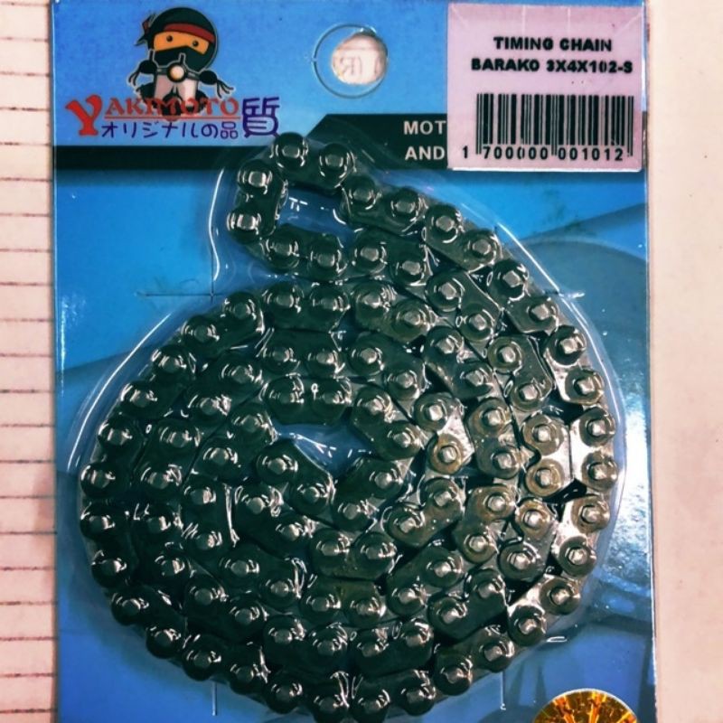 COD MOTORCYCLE TIMING CHAIN BARAKO 3*4*102 | Shopee Philippines