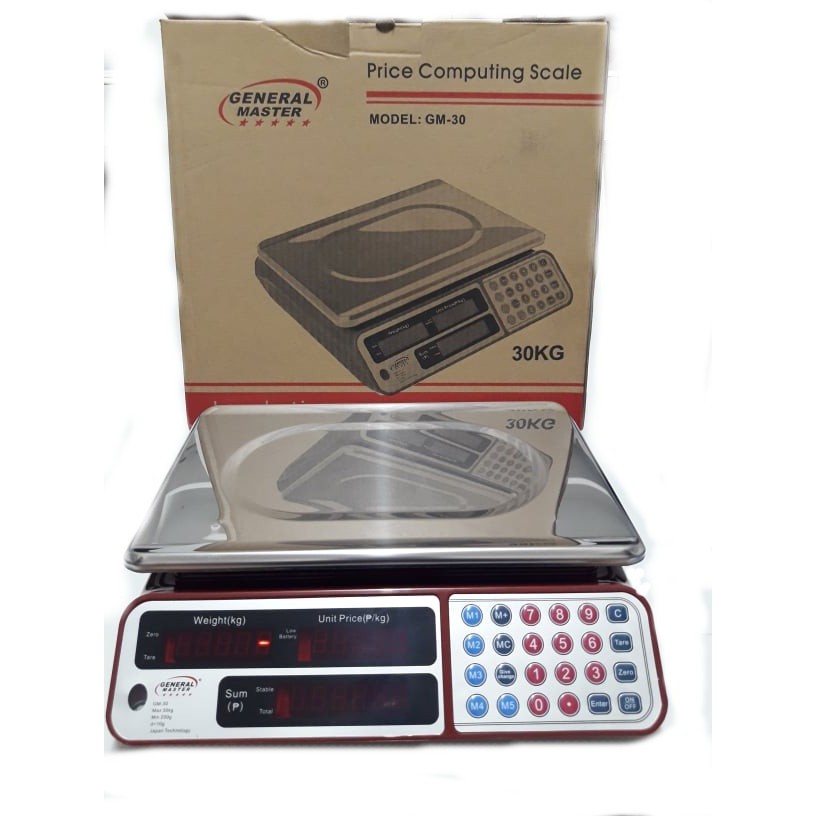Digital weighing scale (timbangan) with capacity of 30Kg Heavy duty