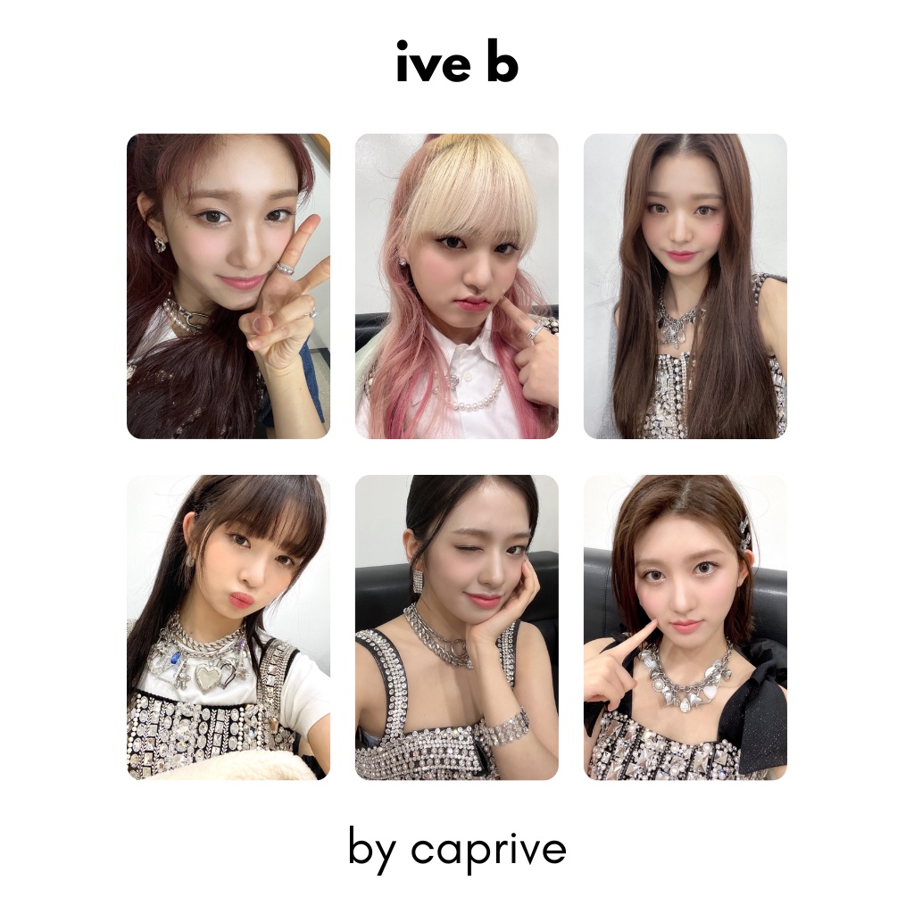 IVE FANMADE PHOTOCARD SET | Shopee Philippines