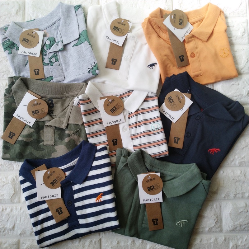 (Overruns)Polo Shirt for Kids 2-10yo | Shopee Philippines