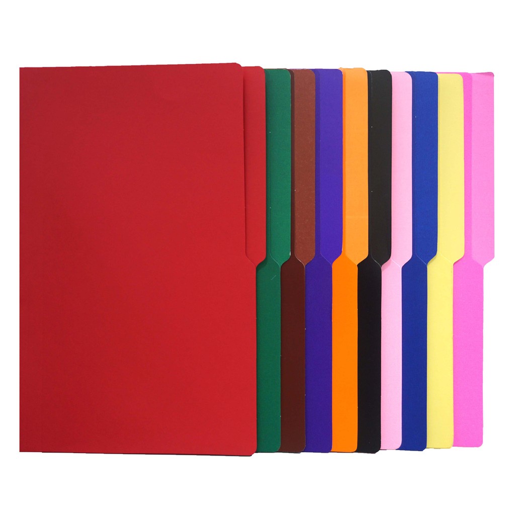 Colored folders deals