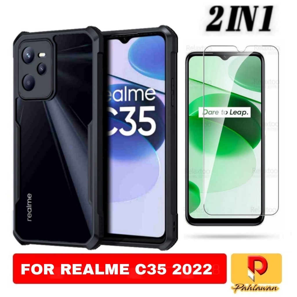 DOINK Cover Colorata Per Realme C35 / Narzo 50A Prime – Custodia In Silicone TPU Traslucido Con Paraurti Antiurto, Rosa Verde - 5