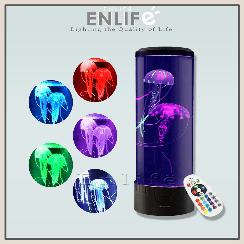 Electric Jellyfish Lamp with Color Changing Night Light Mood Light