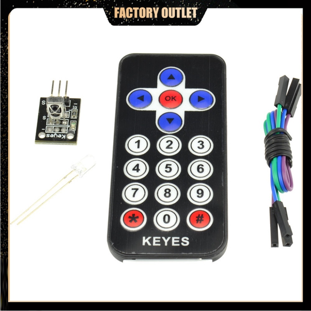 HX1838 VS1838 Infrared IR Wireless Remote Control Sensor Kits Module ...