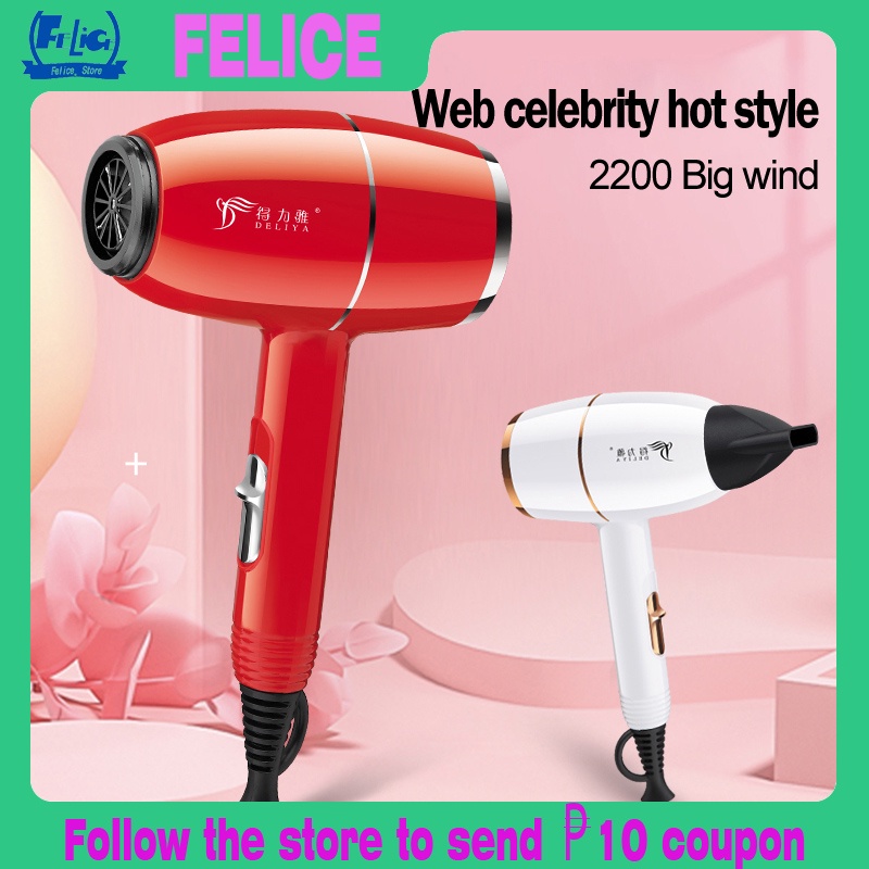 2200W Mini Hair Dryer Negative Ionic Hair Blow Dryer Professional