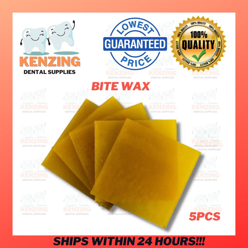 Dental Yellow Bite Wax / Bitewax 5pcs per pack | Shopee Philippines