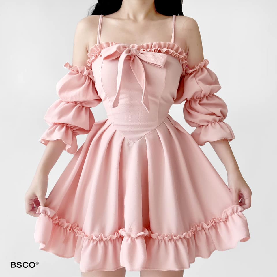 Pink best sale dress cute