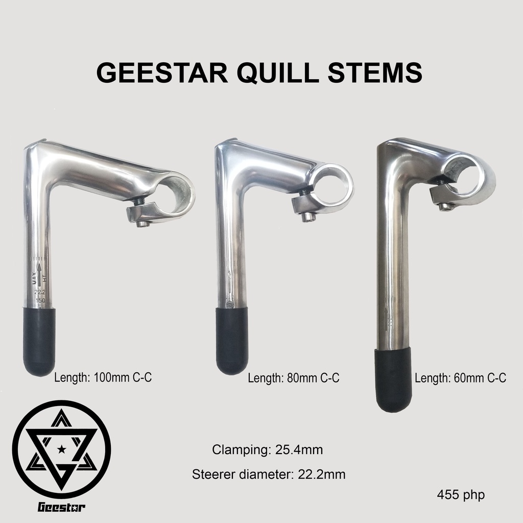 Geestar Quill Stem Classic Vintage Bicycle Standard size Stem for ...