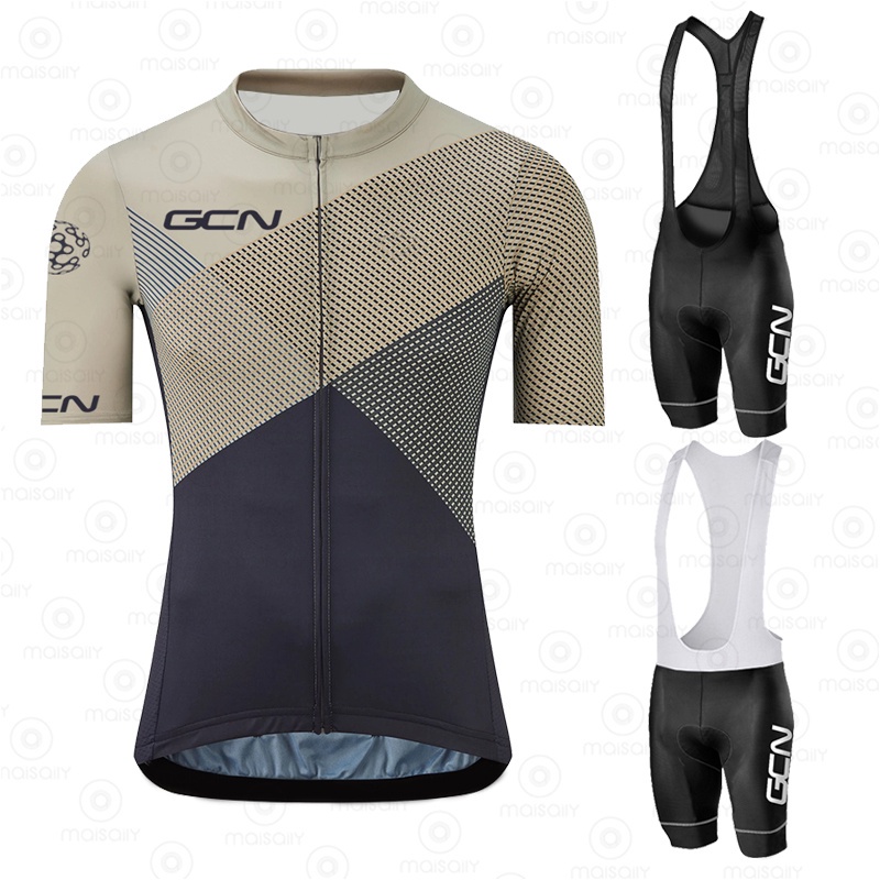 GCN Cycling Jersey Set MTB Uniform Bike Clothing GCN Bicycle Wear